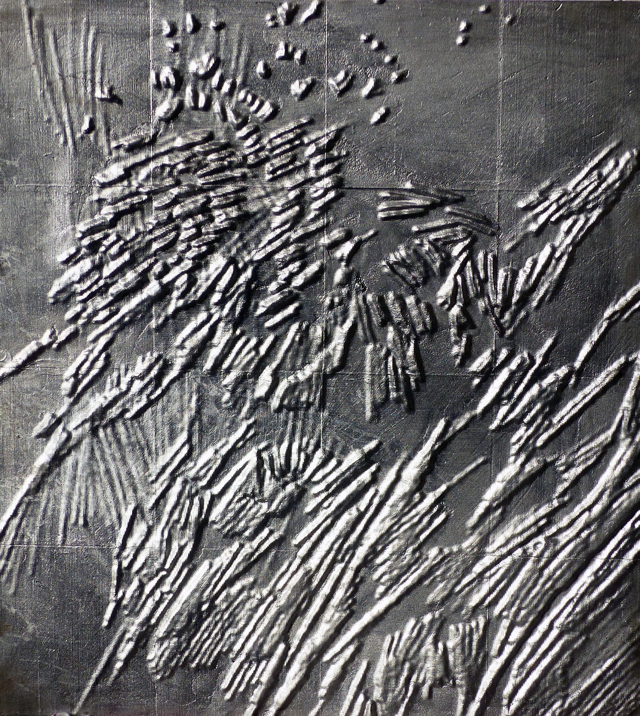 Meseta patagónica · 2021 · 800×800 cm · Aluminiumrelief